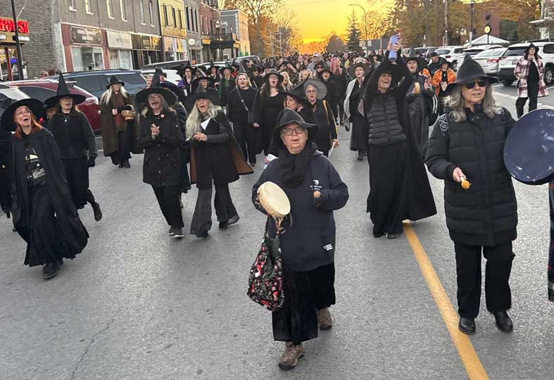 Video – Photo Gallery – Hundreds Gather in Colborne for First Annual Northumberland Witch Walk